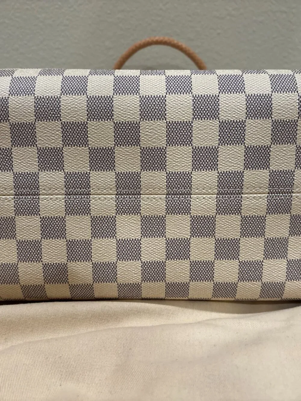 Louis Vuitton Propriano Tote Shoulder Bag Damier Azul Canvas